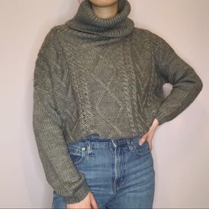Oversized Turtleneck Sweater